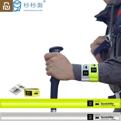Youpin Miaomiaoce Wristband Flashing Wrist Belt Reflective Strap Slap Band Wrap Strap For Running Riding Outdoor Sport Baby Car