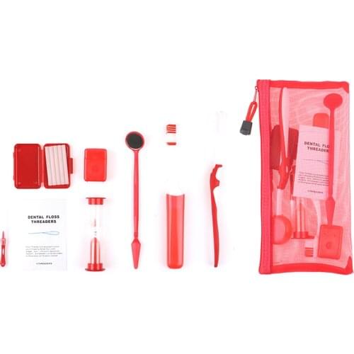 Oral Care Dental Teeth Orthodontic Kits Whitening Tool Suit Interdental Brush