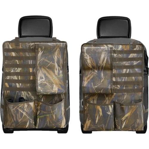 Universal Car Seat Back Storage Bag Front Seat Backrest Organizer Car Camouflage Hanging Bag With Pocket For Hunting Tactical