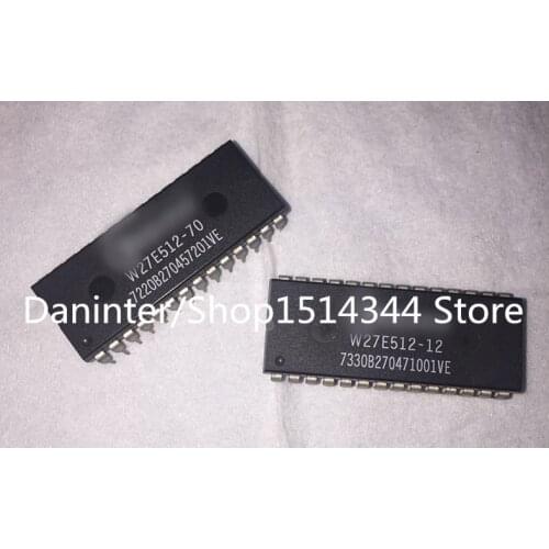 W27E512 W27E512-70 27E512 W27E512-12 New import DIP28 2PCS/LOT