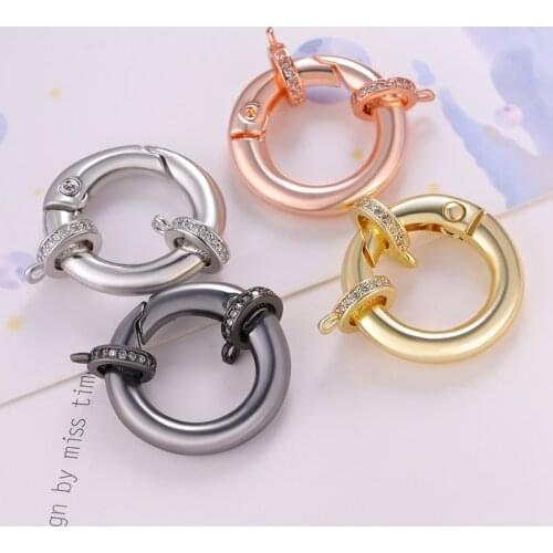 Juya DIY Accessories Supplies Fastener Lock Carabiner Lobster Clasps For Needlework Connector Jewelry Making