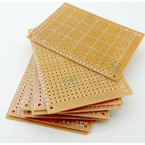 10pcs New Prototype Paper Copper PCB Universal Experiment Matrix Circuit Board 5x7cm Brand