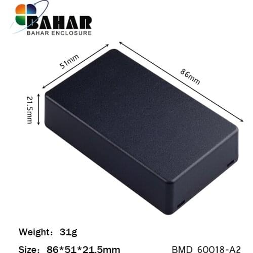 100pcs/lot ABS housing DIY enclosure project box plastic enclosure for electrical wire junction box 86*51*21.5mm