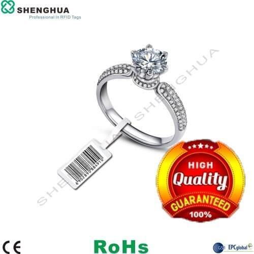 1000pcs/roll Rfid tracking tags security jewelry RFID UHF Passive Smart necklace tag Sticker Alien h3 Chip Blank Waterproof