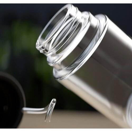 150ml Portable Glass Oil Sprayer Refillable Empty Bottle Kitchen Press Mister