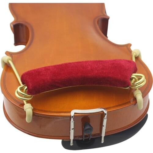 3 Colors Professional Soft Violin Shoulder Rest Pad For 3/4 & 4/4 Violin Spring Shoulder Musical Violin Instrument Tool