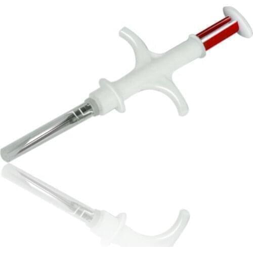 50PCS 1.4*8 FDX-B ISO11784/785 RFID Id Injector Pet Glass Tag Microchip Syringe for Pig Cow Cattle Horse Dog Fish animal chip