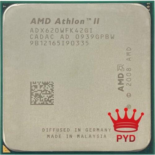 AMD Athlon II X4 620 2.6GHz Quad-Core Processor ADX620WFK42GI Socket AM3 938PIN