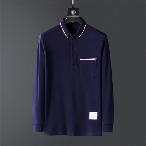 HAYBLST Long Sleeve Polos For Men