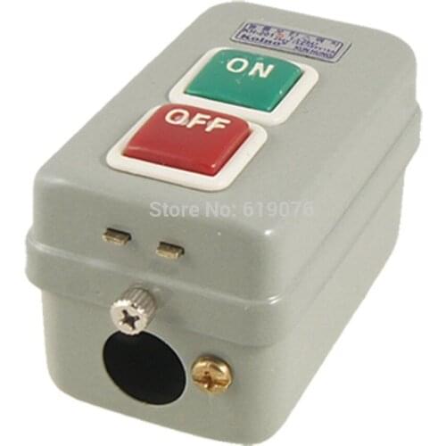 3P 250VAC 15A 380VAC On/Off Self Locking Power Pushbutton Switch KH-201