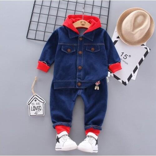 BibiCola Spring Autumn New Boys Clothing Set Children Kids Casual Cotton 3pcs Clothes Suit Boys Sportswear Sets Clothing