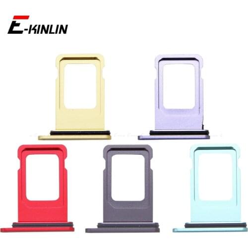 Sim Card Tray For iPhone 11 Sim Holder Slot Replacement Parts