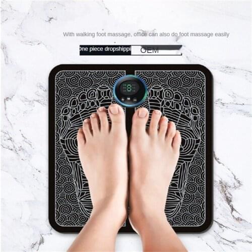 Tens fisioterapia foot massager mat massageador pes muscular Electric EMS Health Care relaxation terapia fisica massage salud
