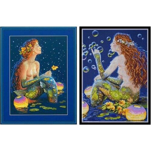 Garden Four Seasons patterns counted 11CT 14CT Cross Stitch Sets DIY Chinese Cross-stitch Kits Embroidery Needlework