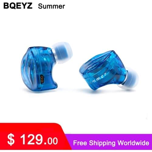 BQEYZ Summer Earphone HiFi In-Ear Monitor 3 Hybrid Drivers Balanced IEM Noise Isolating with Detachable Upgrated Cable