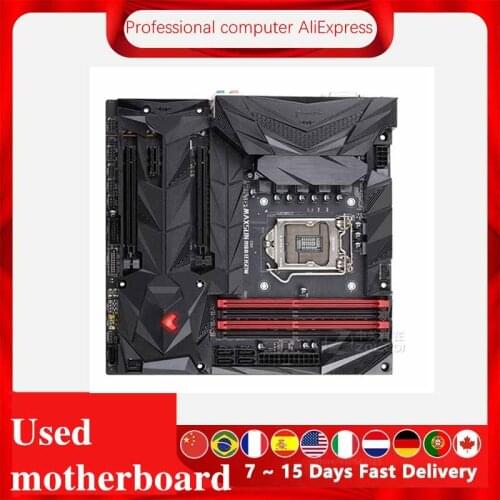 For Maxsun B360W MS-B360 GAMING PRO Original Used Desktop for Intel B360 B360M PLUS DDR4 Motherboard LGA 1151 M.2 USB3.0 SATA3