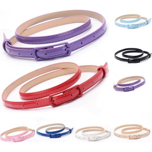 Elegant Women Belt Fashion Luxury Thin Style Adjustable Faux Leather Women Waist Belt Dress Jeans Accessories ремень женский