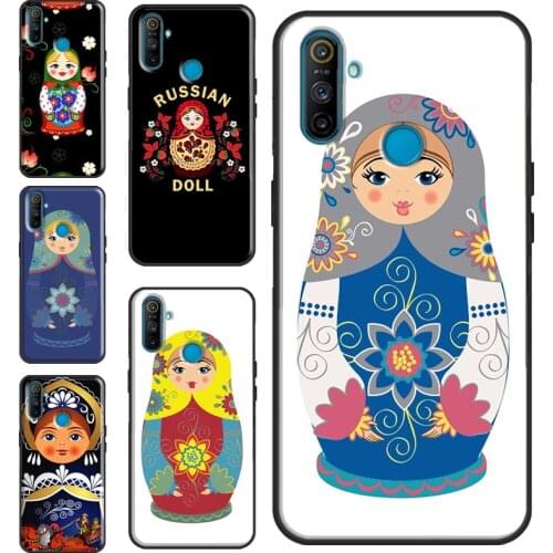 Russian Nesting Doll For Realme 8 Pro 6 7 Q3 Pro GT Neo C15 C3 C21 C11 Phone Case For OnePlus 9 Pro 8 7T 8T 9R