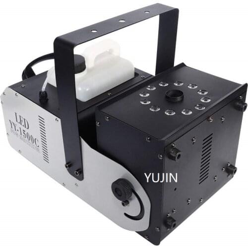 2pcs/lot 1500W Stage Smoke Fog Machine DMX512 Multi-Angle Adjust w/ Remote Concert DJ