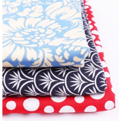 Sewing Patchwork Floral Print Cotton Fabric 150CM*50CM Curtain Tablecloth Cotton Cloth For DIY Quilting & Sewing ,Bags Material