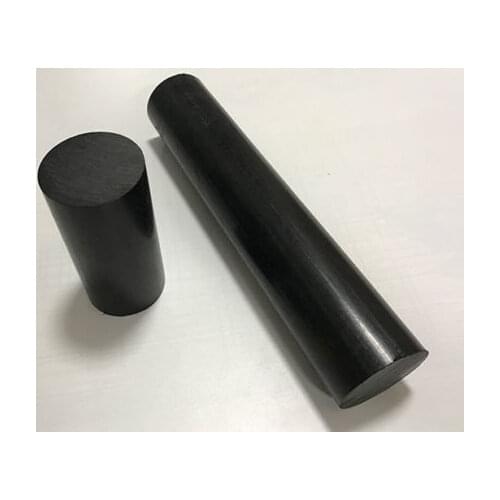 100mm Length PA66 PA6 Nylon Rods Sticks Cylinder Polyamide Rod Stick 55mm-100mm Outside Diameter Black High Quality