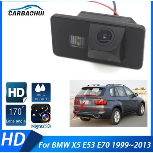 HD Night Vision Waterproof Car Backup Rear View Reverse Camera For BMW X5 E53 E70 1999 ~ 2007 2008 2009 2010 2011 2012 2013