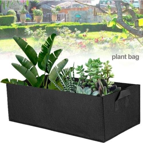 100*60*20 Cm Rectangular Biodegradable Fabric Seedling Pots Eco-Friendly Planting Bags Nursery Bag Plant Grow Bags For Garden G2
