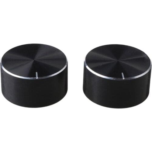 2Pcs 25x13mm D Axis Rotary Potentiometer Knob Encoder Volume Control For Speaker Amplifier HiFi
