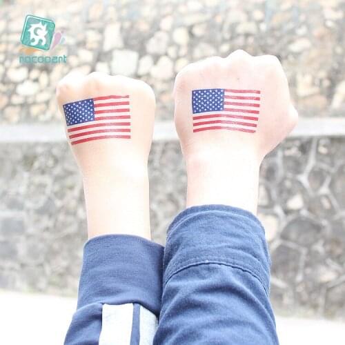 2020 Word cup Flags Sticker Body Waterproof Temporary Tattoo For Man Woman Tattoo On Face Hand