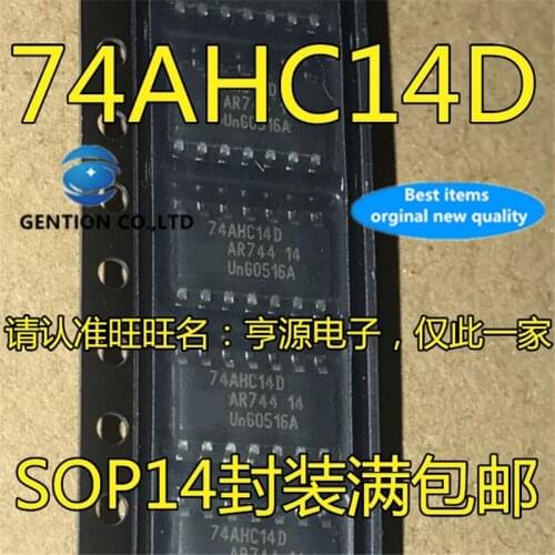 30Pcs 74AHC14 74AHC14D SN74AHC14DR SOP14 in stock 100% new and original