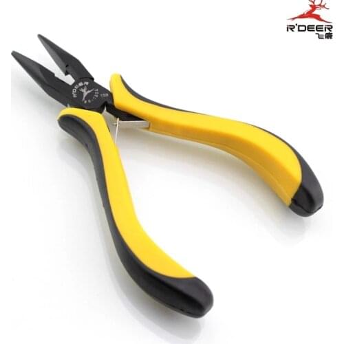 5-inch black nickel-iron alloy toothless tip pliers 125mm mini tip pliers 95-1504