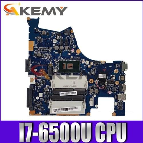 Akemy laptop motherboard For Lenovo IdeaPad 300-14 300-14ISK FRU 5B20K38187 BMWQ1 BMWQ2 NM-A482 14 inch SR2EZ I7-6500U