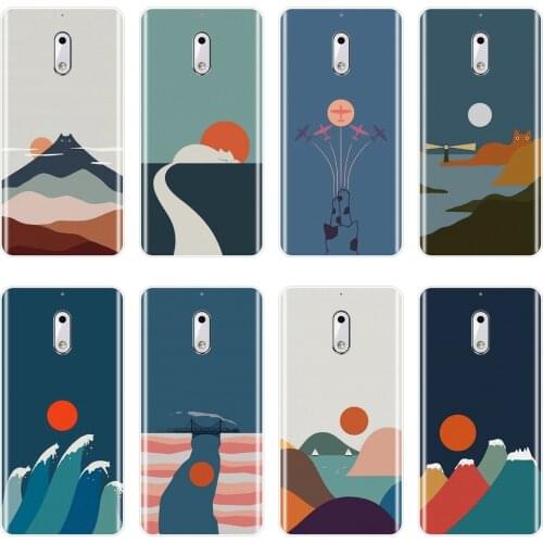 Case For Nokia 1 Plus 2 3 5 6 8 9 Art Cat Silicone Back Cover For Nokia2 Nokia3 Nokia5 Nokia6 Nokia X6 X71 7 Plus Phone Case