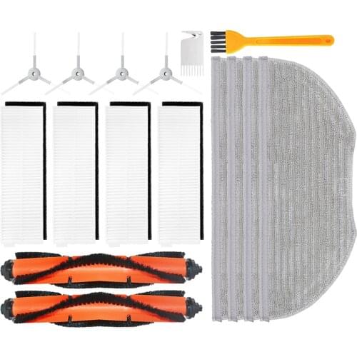 For Xiaomi Mijia G1 Hepa Filter Roller Side Brush Mop Cloth Cleaning Tool Kits for MJSTG1 Robot Vacuum Cleaner Parts Accessories