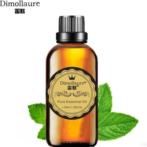 Dimollaure Peppermint essential oil 30mlEliminate fatigue Aromatherapy Refreshing air Inspiring spirit helpful to colds headache