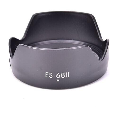 For Camera EF 50mm f/1.8 STM 49mm Lens ES-68II Lens Hood Shade Lens Hood Screw Mount Flower Shape Tool