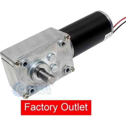 ChiHai Motor CHW-GW4058-3162 DC12V 24V Powerful Turbo Worm Geared Motor Type-D Shaft High Power Reversed Low Speed Worm motor