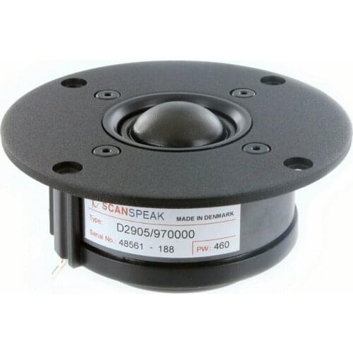 HF-087 HiFi Speakers 1Inch textile Dome Diaphragm classic tweeter unit /D2905 970000/ 6ohm 89.5dB 460W