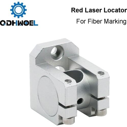 QDHWOEL Red laser Locator Red Dot Locator Part Diameter 12mm Optical Path Accessories for Fiber Metal Marking Machine