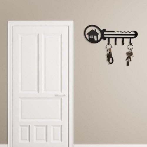 Black Color Great Hat Arrangement Hooks Supplies Practical Storage Rack Smooth Edge for Home