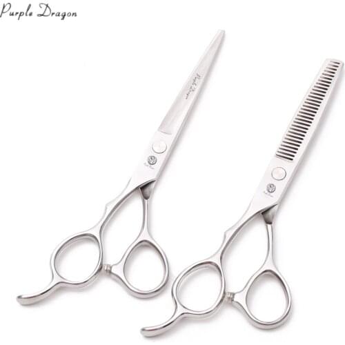 Left Hand 5.5" 6" 7" JP Stainless Barber Makas Straight Scissors Thinning Shears Hairdressing Scissors Salon Hair Scissors Z8000