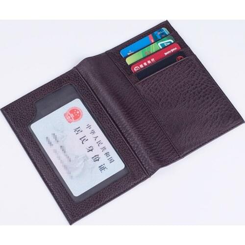 Real Leather Passport Cover Travel Genuine Leather Cover for Passport Passport Holder