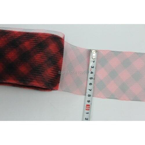 Free shopping 8cm Check Crin Horsehair Braid Fascinator Nylon Mesh Fabric 100yard/lot