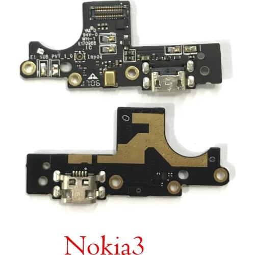Original for Nokia3 Micro USB Charger Flex Cable/ Micro USB Charging Port for Nokia 3