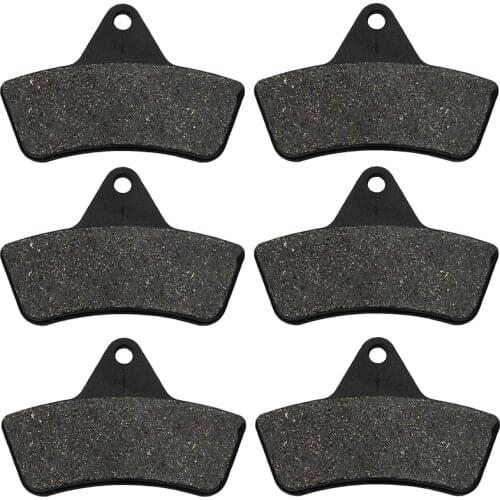 Motorcycle Front and Rear Brake Pads for ARCTIC CAT Most models LAVERDA Quasar 4x4 400 500 MASSEY FERGUSON ATV MF250 300 400 500
