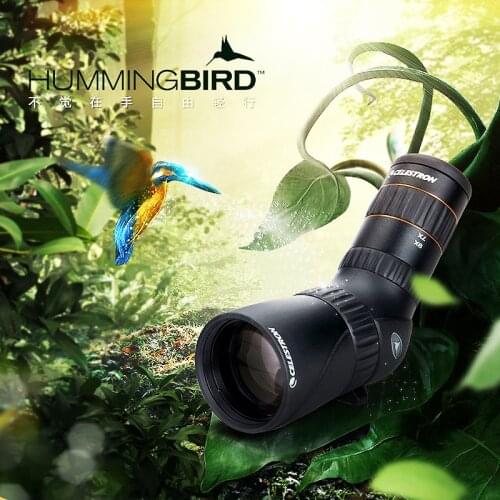 Celestron Professional Hummingbird 7-22x50mm ED Micro Spotter Birder-Friendly Spotting Scope Zoom Monoculars Birds Watching