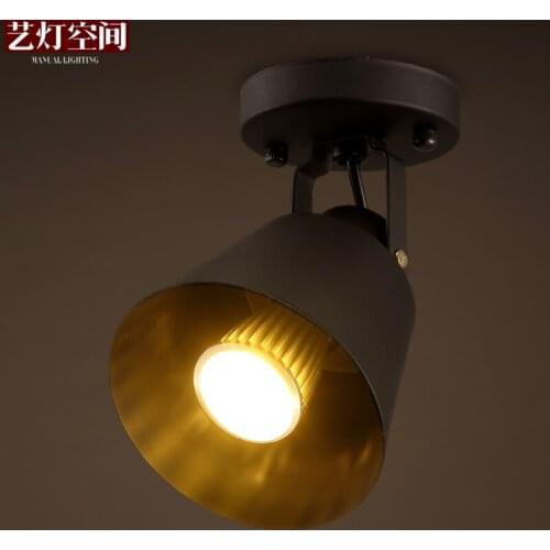 Retro Edison Industrial Loft Vintage Restaurant Adjustable Ceiling Lights Fixtures LED Pathway Light for Cafe Bar Corridor Decor