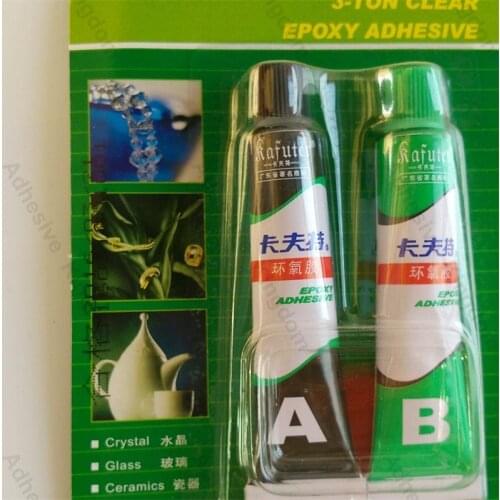 60Pcs 20g Kafuter AB clear glue high strength epoxy adhesive 3-Ton for ceramic metal glue wholesale