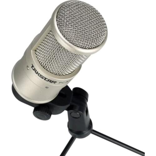Takstar PC-K200 Microphone Wide frequency response range/high sensitivity use for Recording/broadcasting with retail box