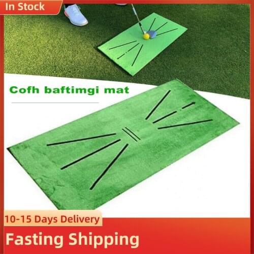 Golf Training Mat for Swing Detection Batting In Door Golf Game Golf Practice Training Aid Game Gift Home Office Outdoor Mat Pad
